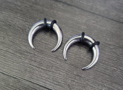 Pick 2 Sizes: Pinchers Tapers Horseshoes Gauges Septum Ring stretching Kit Set - Image 1 of 4