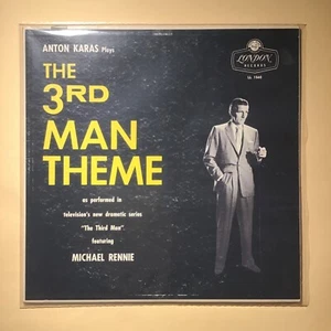 ANTON KARAS PLAYS THE 3RD MAN THEME MADE IN ENGLAND VINTAGE VINYL LP RECORD 12" - Picture 1 of 5
