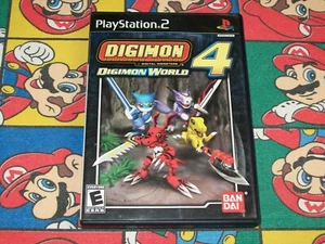 CASE ONLY - Digimon World 4 (Sony PlayStation 2) PS2 Authentic Empty - Picture 1 of 4