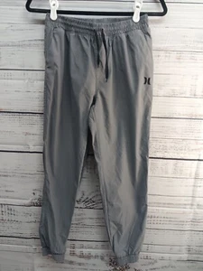 Hurley Sweatpants Youth Boy 10/12 Gray Black Size Comfy Athletic Pants - Picture 1 of 9