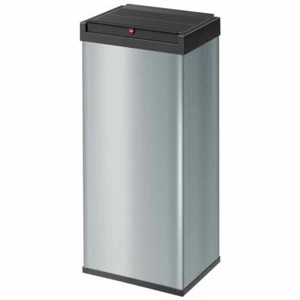 Cubo de basura Hailo Big-Box Swing 60 tapa oscilante color plata 60 L 0860221 - Imagen 1 de 7