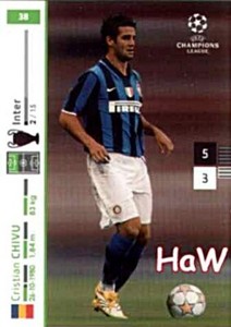 2007/08 07 08 PANINI Champions League - Cristian Chivu No. 38 - Inter Milan