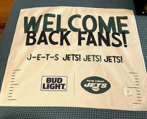 2021 NFL NYJETS FOOTBALL OPENING DAY SGA 9/19/21 Rally Towel New Mint In Hand Cover