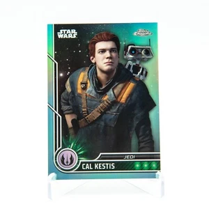 2023 Topps Chrome Star Wars CAL KESTIS Aqua Refractor /199 #25 - Picture 1 of 2