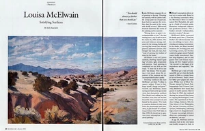 1993 LOUISA McELWAIN Vintage Magazine Article 5 Pages with/ 5 photos - Picture 1 of 2