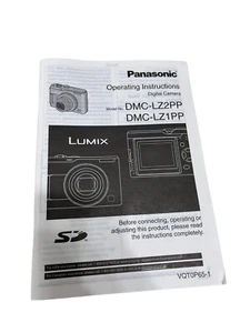 Manual para Panasonic DMC-LZ2PP o DMC-LZ1PP SOLO MANUAL - Imagen 1 de 2