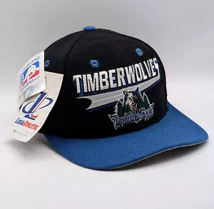 NEW NWT Vintage 90’s Logo 7 NBA Minnesota Timberwolves Basketball Snapback Hat - Picture 1 of 6