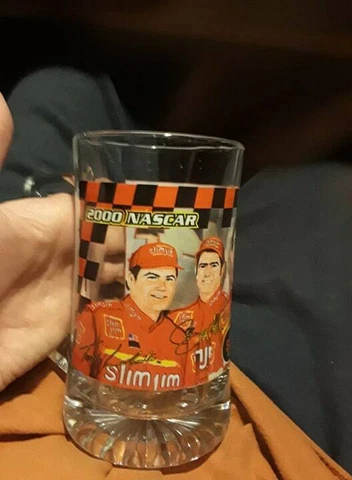 2000 Nascar Busch Series Glass Beer Mug Slim Jim Racing Team #44 Terry Labonte Cover