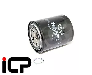Genuine Oil Filter & Sump Plug Washer Fits Subaru Legacy Diesel EE20Z - Picture 1 of 1