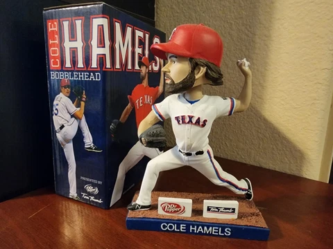 2016 TEXAS RANGERS COLE HAMELS SGA BOBBLEHEAD Cover
