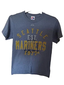 Seattle Mariners Majestic Small Mens Tee Shirt - Picture 1 of 4