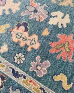 Vintage Green Turkish Oushak Rug Livingroom Oversized Area Rugs & Home Decor Rug - Picture 1 of 7