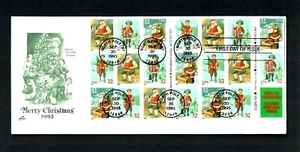 S.C. # 3011a Pannello Artigianale da 20 + Etichetta 'Buon Natale' Famiglia intorno all'albero - Foto 1 di 2