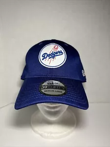 LA Dodgers Baseball Hat New Era Clubhouse 39Thirty Flexfit Cap Blue M/L NEW Blue - Picture 1 of 9