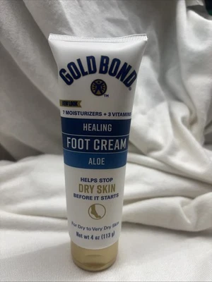 Creme para os pés Gold Bond Healing com aloe pele seca, 4 oz - Imagem 1 de 2
