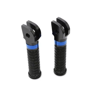 RRING Blue Grip Front Foot Pegs For BMW S1000R Nake 14-16 17 18 19 20 21 22 23 - Picture 1 of 5