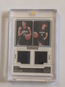 2023-24 Contenders - #RT2-MAG Jett Howard, Anthony Black Dual Rookie Patch - Picture 1 of 2