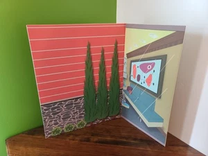 2012 Kenvention Space Age Batchelor Pad Souvenir Two-sided Wall - Picture 1 of 12