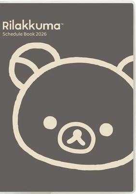 San-X Rilakkuma 2026 Monthly Planner, B6, Thread-Bound, Me67406_ - Image 1 of 4