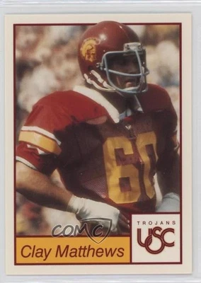 1991 Collegiate Classics USC Trojans All-Time Clay Matthews #3 - Image 1 of 2