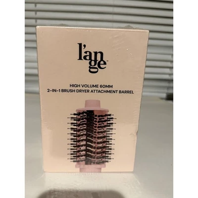 L'ange HAIR High Volume 60mm 2-IN-1 Brush Dryer Attachment Barrel Blush - Image 1 of 4
