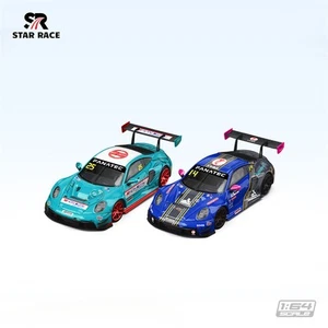 Star Race SR 1:64 Porsche 911 GT3 R Diecast Model Car - Picture 1 of 5