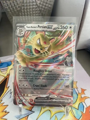 SV10: Destined Rivals #150/182 Team Rocket's Persian ex - Image 1 of 2