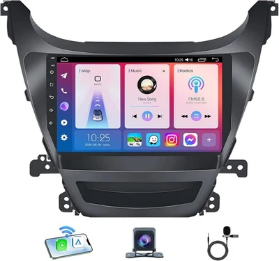 4G+64G Car Radio For Hyundai Elantra 2014-2016 Carplay Android Auto GPS Navi DSP Foto 1 de 4
