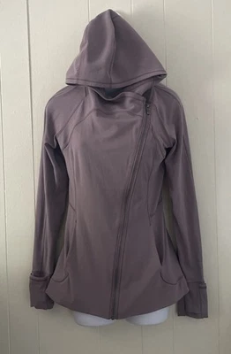 Sudadera con capucha Lululemon Every Journey para mujer talla 6 púrpura Moonwalk cremallera completa LW3BY6 Foto 1 de 4