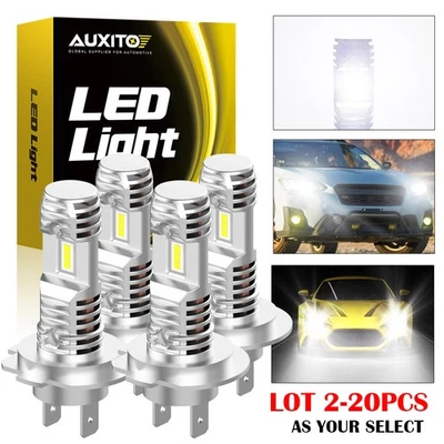 2-100PC H7 LED Headlight Bulb Kit High Low Beam 40000LM Super Bright 6000K White Foto 1 de 4