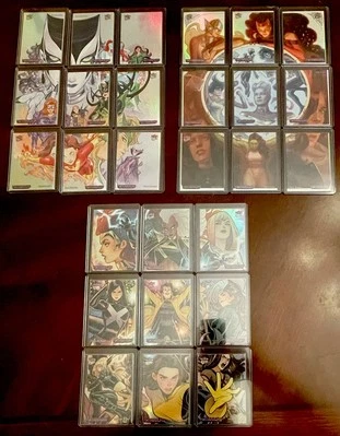 2024 Fleer Ultra Matriarchs of Marvel 3 x 3 Full 27 Piece Puzzle Set - Image 1 of 4