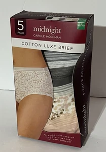 NUEVO PAQUETE DE 5 CAROLE HOCHMAN MEDIANOCHE DAMAS CONFORT CORTE ALTO MULTICOLOR TALLA S #256C - Imagen 1 de 3