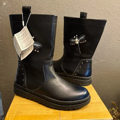Botas hasta la rodilla GEOX Respira para mujer negras | EU 38- NUEVAS Foto 1 de 4