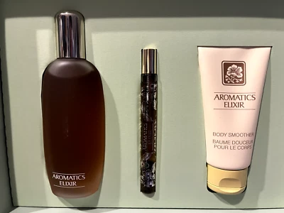 Clinique Aromatic Elixir Riches Set 3,4 oz Spray 2022 Presente de Natal - Imagem 1 de 3