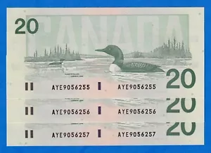 Canada $20 1991 BC-58d-i / P-97d - QE II UNC Note Prefix AYE - Picture 1 of 6