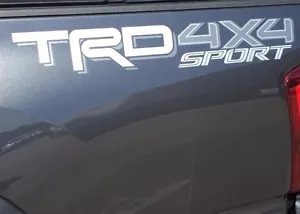 TOYOTA TRD 4x4 SPORT Decals W/S Vinyl Stickers 1 PAIR truck bed New 2016 Tacoma - Picture 1 of 2