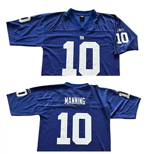 New York Giants Eli Manning #10 Jersey Men's Size Large NFL Reebok Team Apparel - Picture 1 of 4