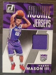 2017-18 Donruss Rookie Jersey Relic Patch Frank Mason III RJ-FM2 Sacramento King - Picture 1 of 2