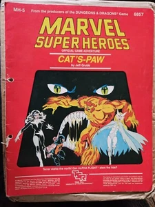 Cats Paw superhéroe juego de rol RPG tsr maravilla módulo superhéroe libro aventura - Imagen 1 de 7