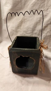Wood Candle Box - Picture 1 of 4