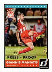 2015 Donruss Press PP Silber #75 Giannis Maniatis 192/199 Olympiacos - Bild 1 von 1