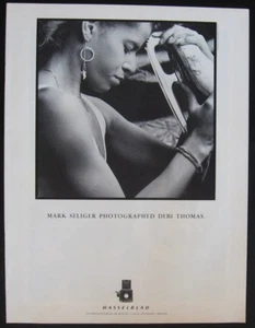 Hasselblad print ad cut from a 1990 Magazine . Debi Thomas by Mark Seliger - Bild 1 von 1