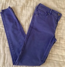 Bullhead Denim Co. Women's High Rise Skinniest Cobalt Blue Skinny Jeans Size 0