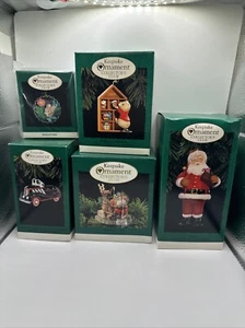 Hallmark Andenken Ornament Collectors Club gemischtes Set aus den 90ern in Box 5 Stück! - Bild 1 von 12