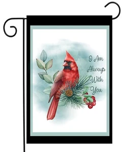 I'm Always With You Bereavemet Garden Flag Top Quality Double Sided - Picture 1 of 1