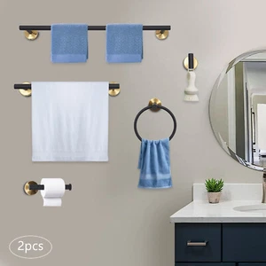 10 PCS Bathroom Hardware Set Stainless Steel Bathroom Accessory Set Towel Racks - Picture 1 of 17