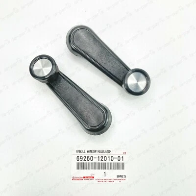 JUEGO DE 2 MANIJA REGULADORA VENTANA DELANTERA ORIGINAL TOYOTA LC FJ45 69260-12010-01  Foto 1 de 4