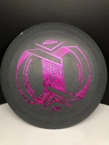 Discraft Rubber Blend Glo Nuke Dist. Drvr, '21 Ledgestone, Gray W/Red Foil, 6/10 - Picture 1 of 18