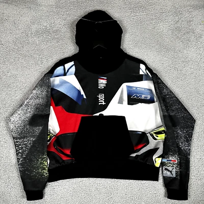 Puma BMW Motorsport Graphic Street Hoodie Women's XL All Over Print Racing - Image 1 of 4