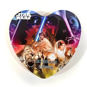 *vacío* Star Wars Candy Tin Coleccionable 3D Corazón Una Nueva Esperanza Película 7" pulgadas ¡Usada en excelente estado! - Imagen 1 de 5